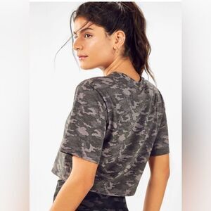Fabletics Jade Short-Sleeve Boxy Tee Size XL